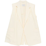 Gilet oversize in avorio Maxmara sportmax - donna 