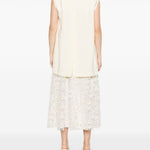 Gilet oversize in avorio Maxmara sportmax - donna 