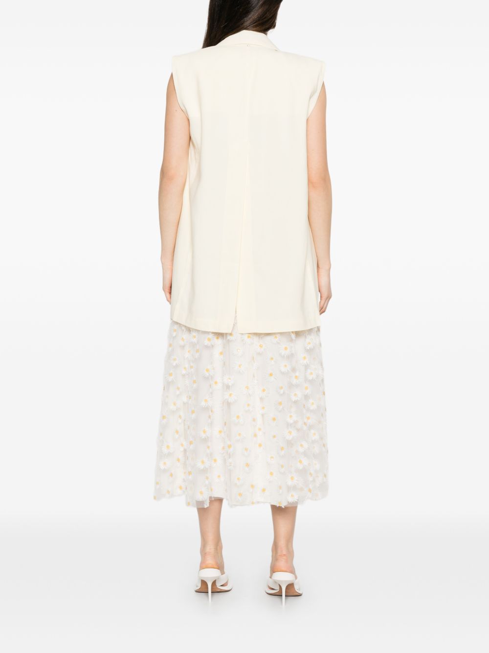 Gilet oversize in avorio Maxmara sportmax - donna 
