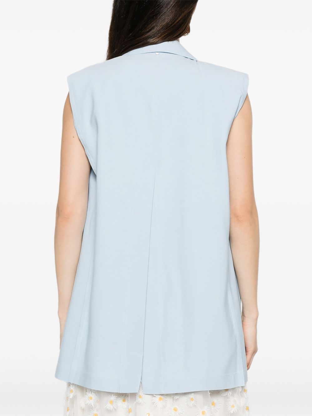 Gilet oversize in azzurro Maxmara sportmax - donna 