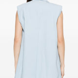 Gilet oversize in azzurro Maxmara sportmax - donna 