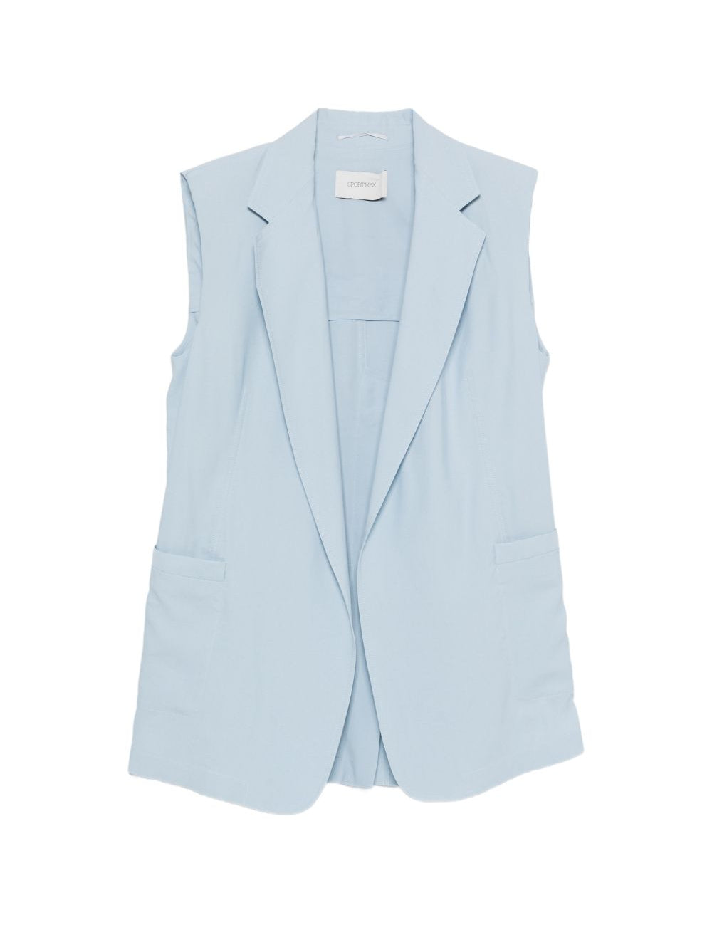 Gilet oversize in azzurro Maxmara sportmax - donna 
