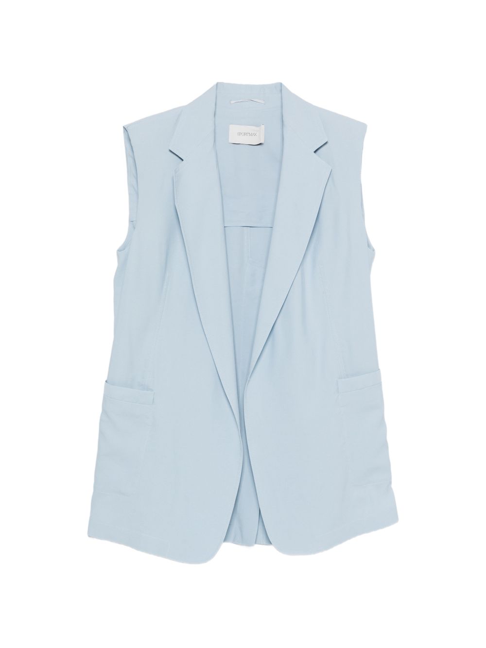 Gilet oversize in azzurro Maxmara sportmax - donna 