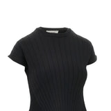 Miniabito a coste ere in nero Maxmara sportmax - donna 