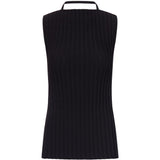 Top drago in nero Max Mara Sportmax- donna 