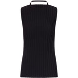Top drago in nero Max Mara Sportmax- donna 