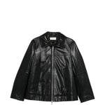 Giacca in pelle ciocca in nero Maxmara sportmax - donna 