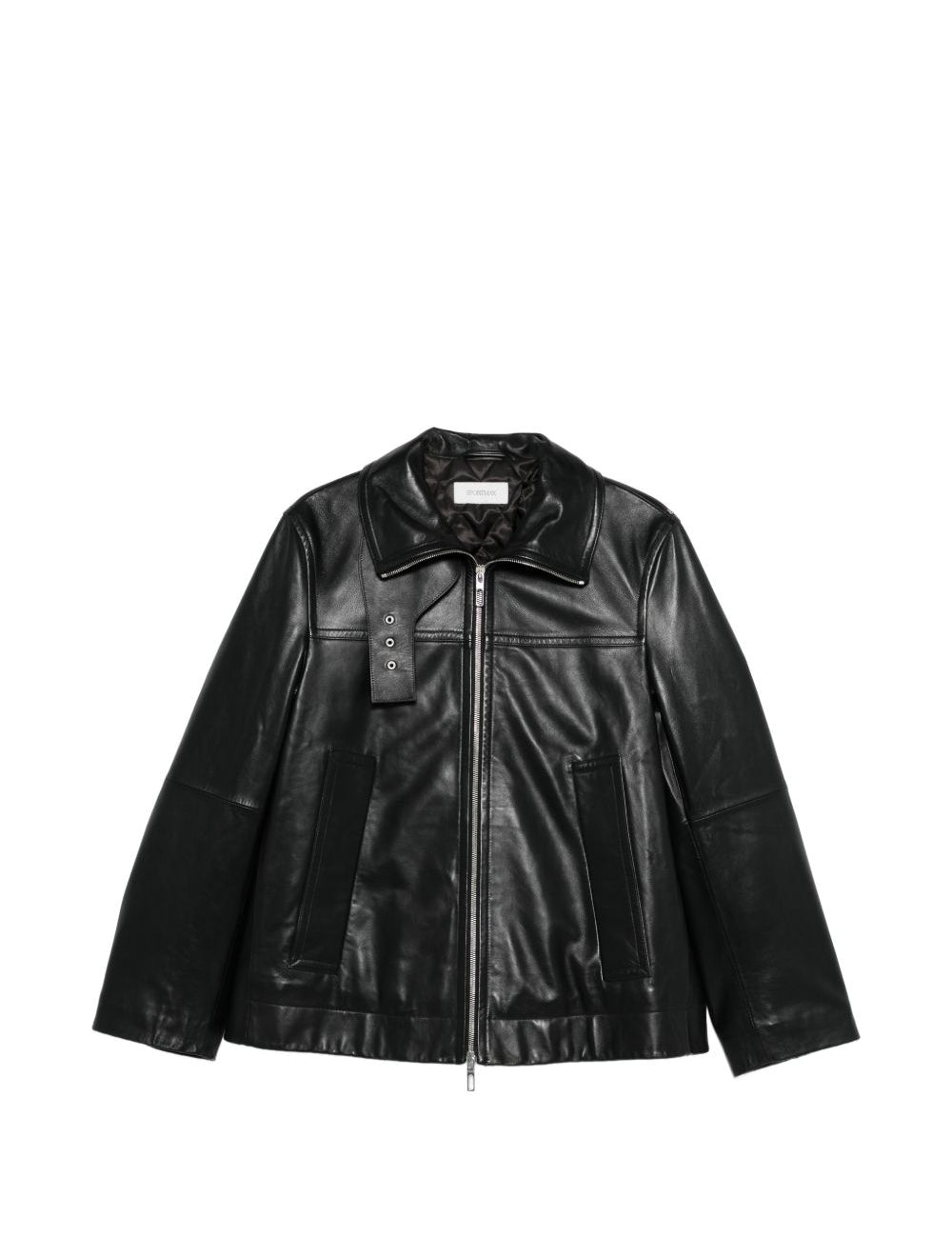 Giacca in pelle ciocca in nero Maxmara sportmax - donna 