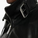 Giacca in pelle ciocca in nero Maxmara sportmax - donna 