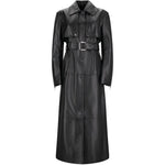 Cappotto con cintura paste in nero Maxmara sportmax - donna 