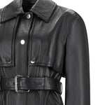 Cappotto con cintura paste in nero Maxmara sportmax - donna 