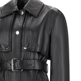 Cappotto con cintura paste in nero Maxmara sportmax - donna 