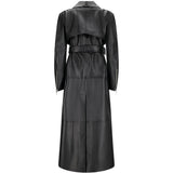 Cappotto con cintura paste in nero Maxmara sportmax - donna 