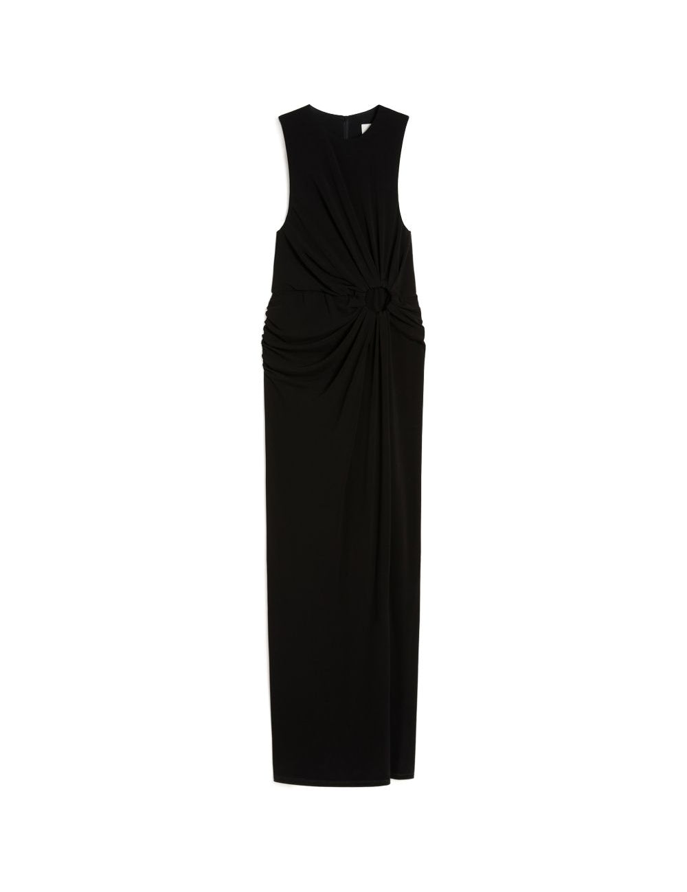 Abito lungo con cut-out in nero Sportmax - donna 