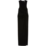 Abito lungo con cut-out in nero Sportmax - donna 