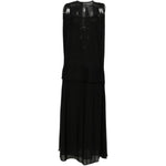 Abito midi smanicato in nero Sportmax - donna 