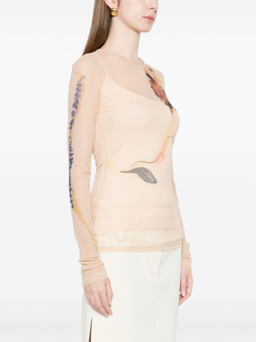 T-shirt Nerine in avorio Max Mara Sportmax- donna 