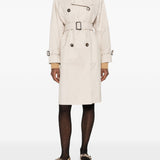 Trench con cintura in avorio Max Mara the cube - donna 