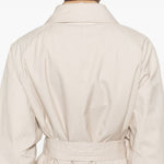 Trench con cintura in avorio Max Mara the cube - donna 