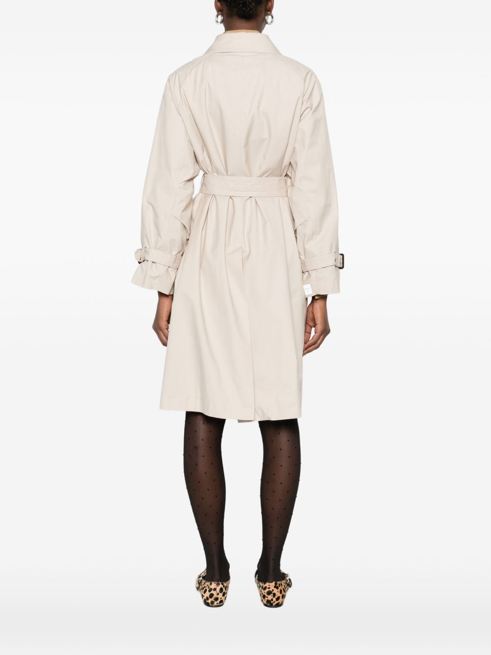 Trench con cintura in avorio Max Mara the cube - donna 