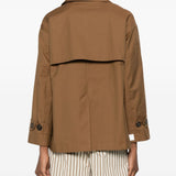 Trench corto MTCzeno in marrone Max Mara the cube - donna 