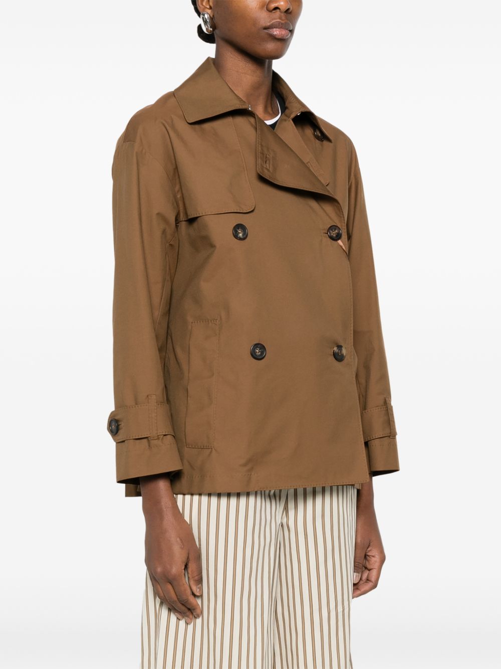 Trench corto MTCzeno in marrone Max Mara the cube - donna 