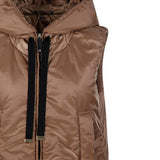 Gilet con cappuccio e zip in beige Max Mara the cube - donna 