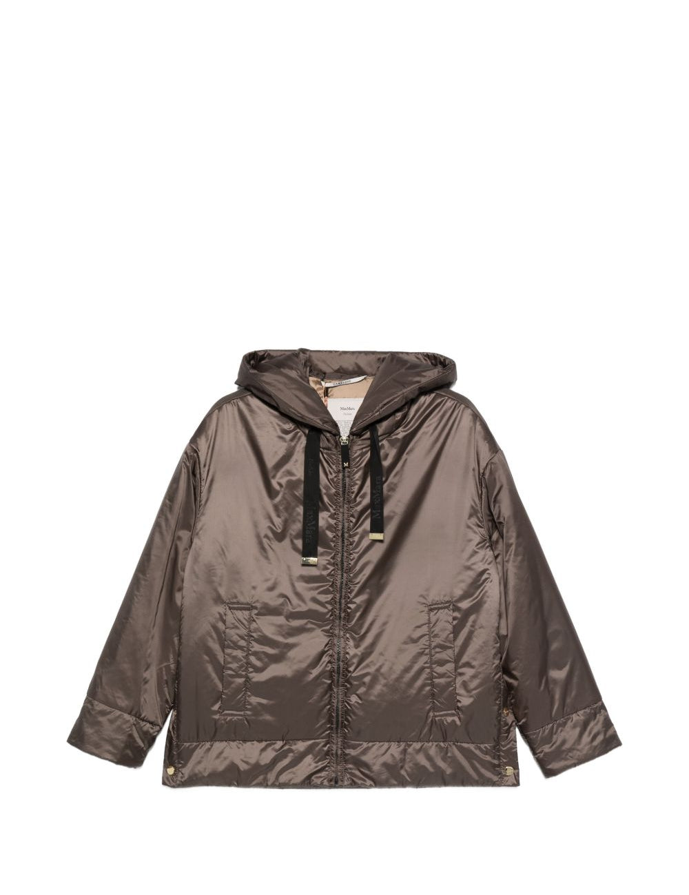 Giacca Mtcdaria con cappuccio in marrone Max Mara the cube - donna 