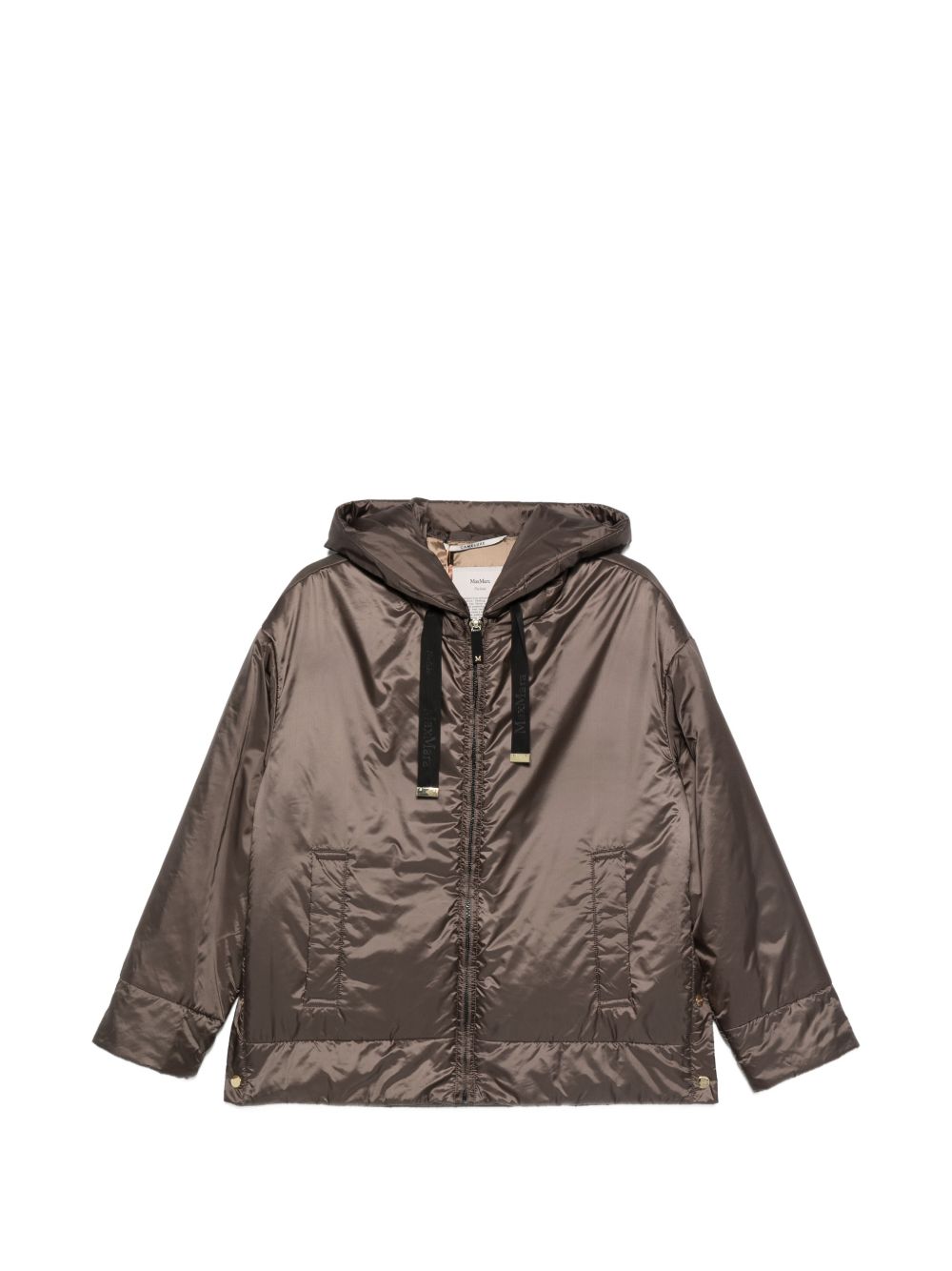 Giacca Mtcdaria con cappuccio in marrone Max Mara the cube - donna 