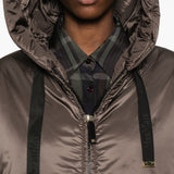Giacca Mtcdaria con cappuccio in marrone Max Mara the cube - donna 