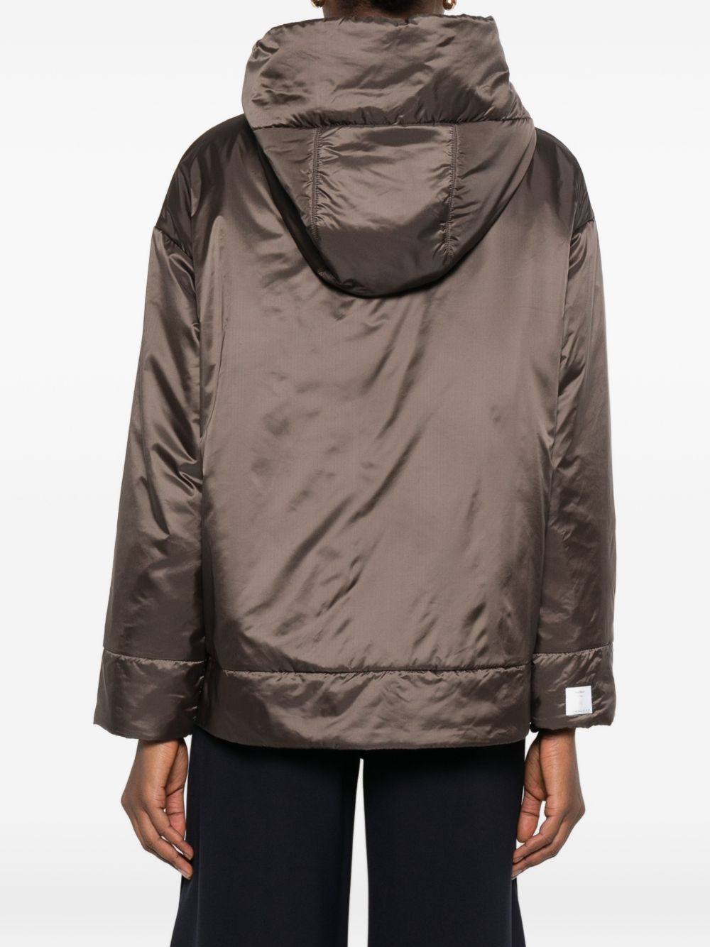 Giacca Mtcdaria con cappuccio in marrone Max Mara the cube - donna 