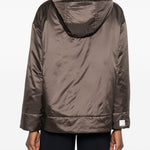 Giacca Mtcdaria con cappuccio in marrone Max Mara the cube - donna 