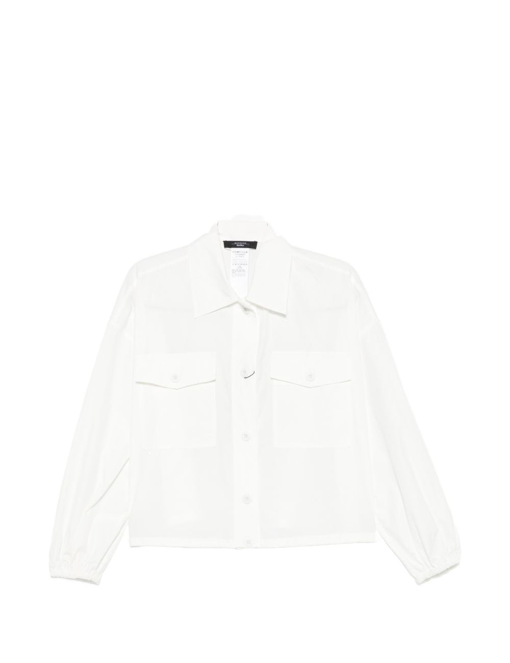Giacca -camicia con tasche origano in bianco Maxmara weekend - donna 