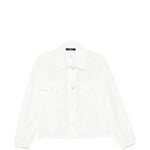 Giacca -camicia con tasche origano in bianco Maxmara weekend - donna 