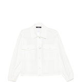 Giacca -camicia con tasche origano in bianco Maxmara weekend - donna 