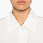 Giacca -camicia con tasche origano in bianco Maxmara weekend - donna 
