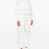 Giacca -camicia con tasche origano in bianco Maxmara weekend - donna 