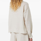Camicia con taschino in beige Maxmara weekend - donna 