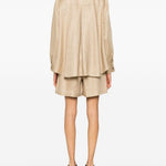 Giacca-camicia con tasche pomposa in beige Maxmara weekend - donna 