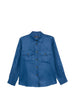Giacca-camicia con tasche pomposa in blu Maxmara weekend - donna