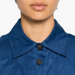 Giacca-camicia con tasche pomposa in blu Maxmara weekend - donna 
