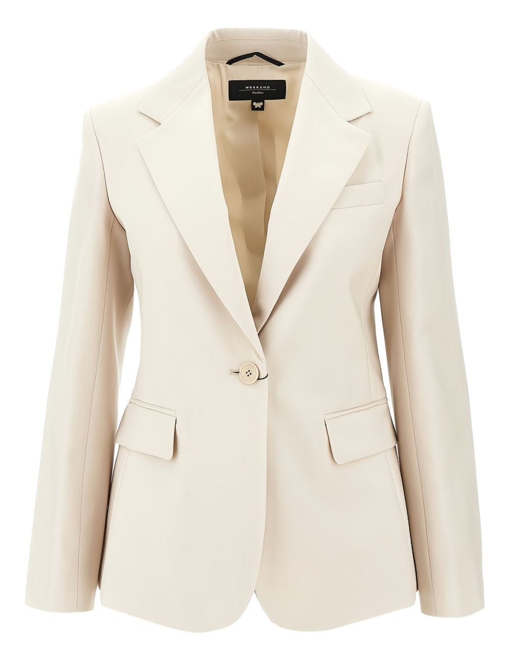 Lamine blazer monopetto in avorio Maxmara weekend - donna 