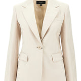 Lamine blazer monopetto in avorio Maxmara weekend - donna 