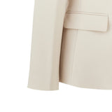 Lamine blazer monopetto in avorio Maxmara weekend - donna 