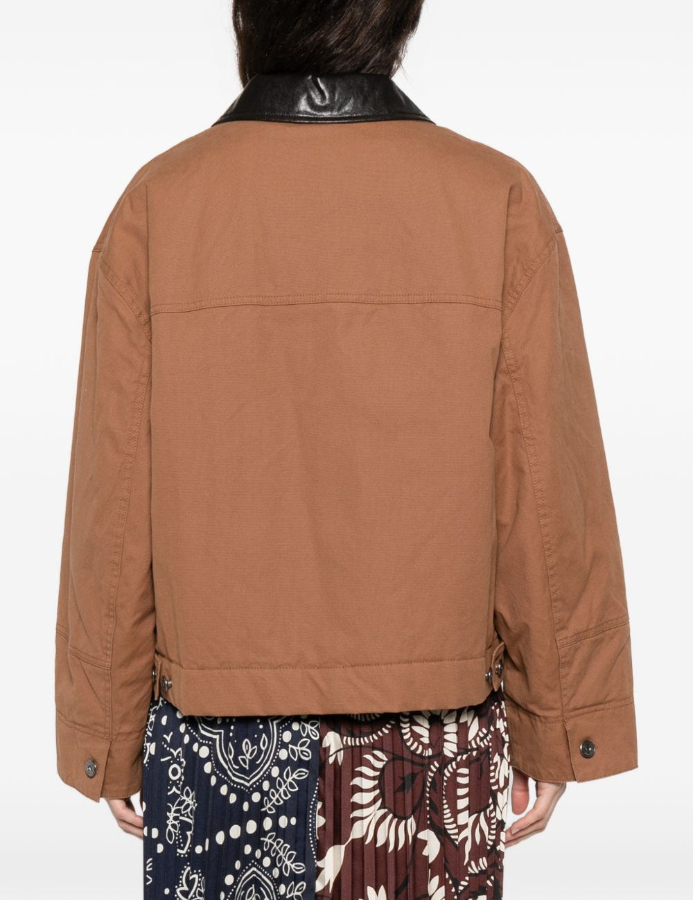 Giacca con colletto a contrasto freccia in marrone Maxmara weekend - donna 