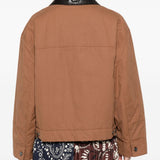 Giacca con colletto a contrasto freccia in marrone Maxmara weekend - donna 