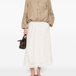 Gonna svasata Gergo in avorio MAXMARA WEEKEND - donna 