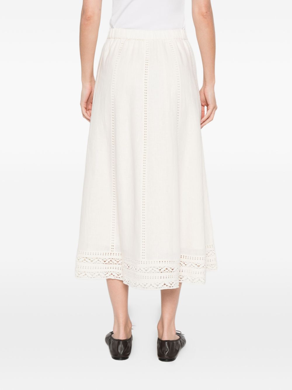 Gonna svasata Gergo in avorio MAXMARA WEEKEND - donna 