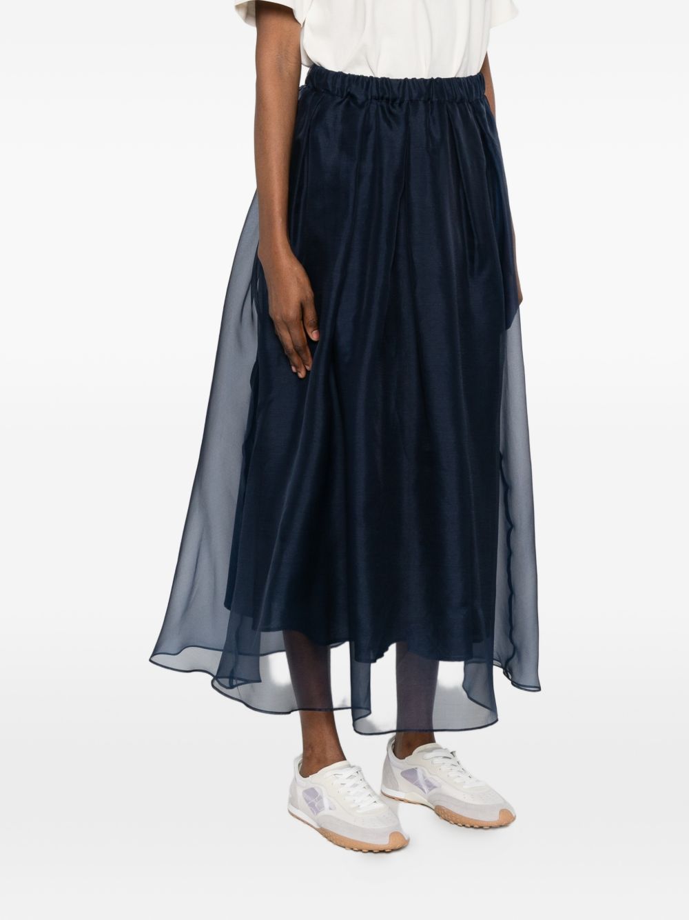 Gonna semi trasparente VISINO in blu Weekend Max Mara - donna 