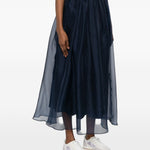 Gonna semi trasparente VISINO in blu Weekend Max Mara - donna 